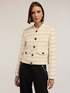 Bouclé fabric jacket with buttons image number 2