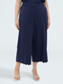 Cropped-Hose mit besticktem Saum image number 0