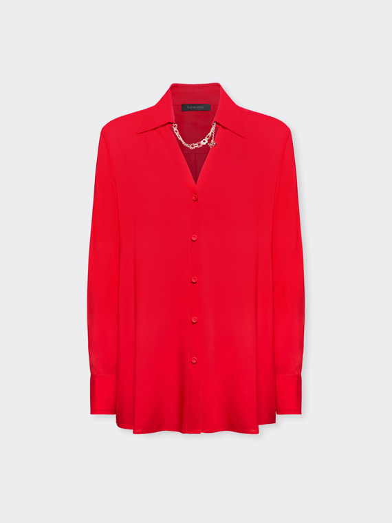 Shirt with necklace