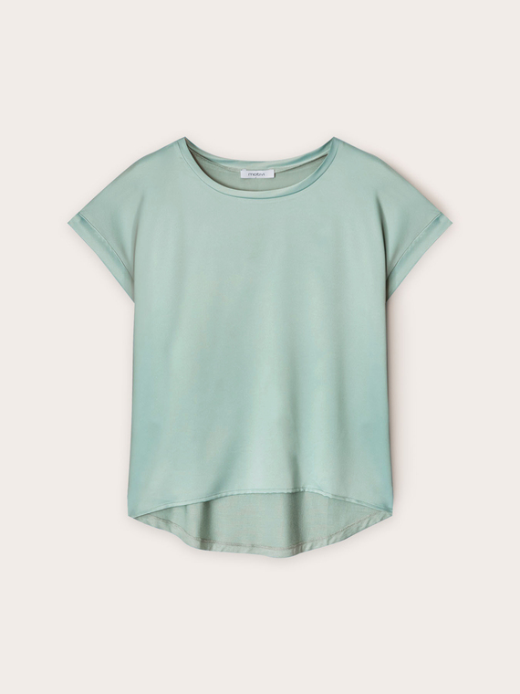 T-shirt bimaterica