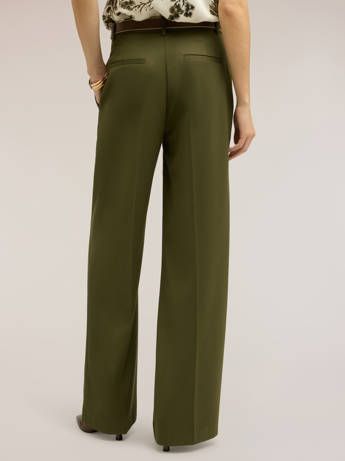 Palazzo pants in polyviscose image number 1