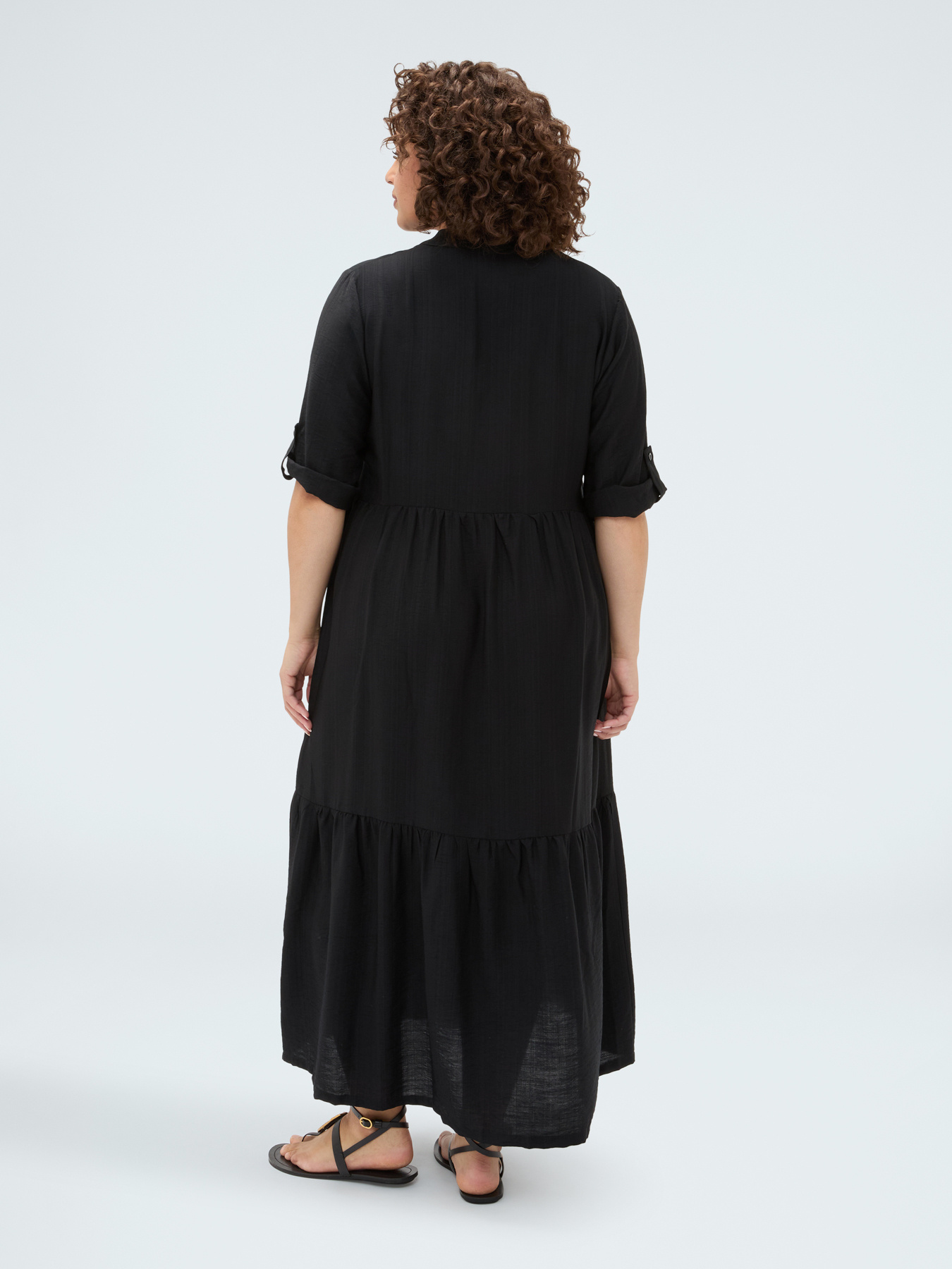 Robe chemise Power en m&eacute;lange viscose image number 1