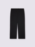 Wide leg pants in stretch fabric image number 4