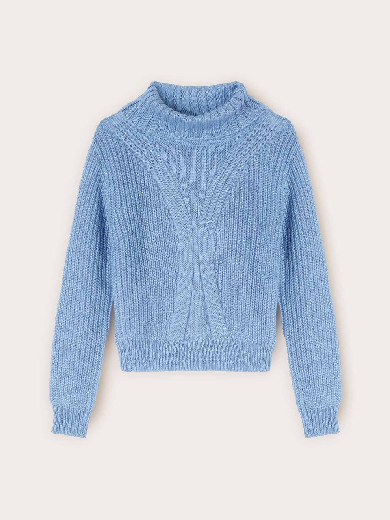 Rollkragenpullover aus Mohair-Lurex-Mischung image number 4