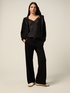 Soft touch trousers with side tape image number 0
