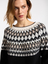 Maglia "fair isle" ricamata a mano image number 3