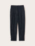 Pantalon à lanière dans le bas effet denim image number 4