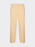 Pantaloni cropped in gabardina image number 4