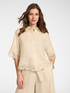 Camicia in lino con pizzo image number 0