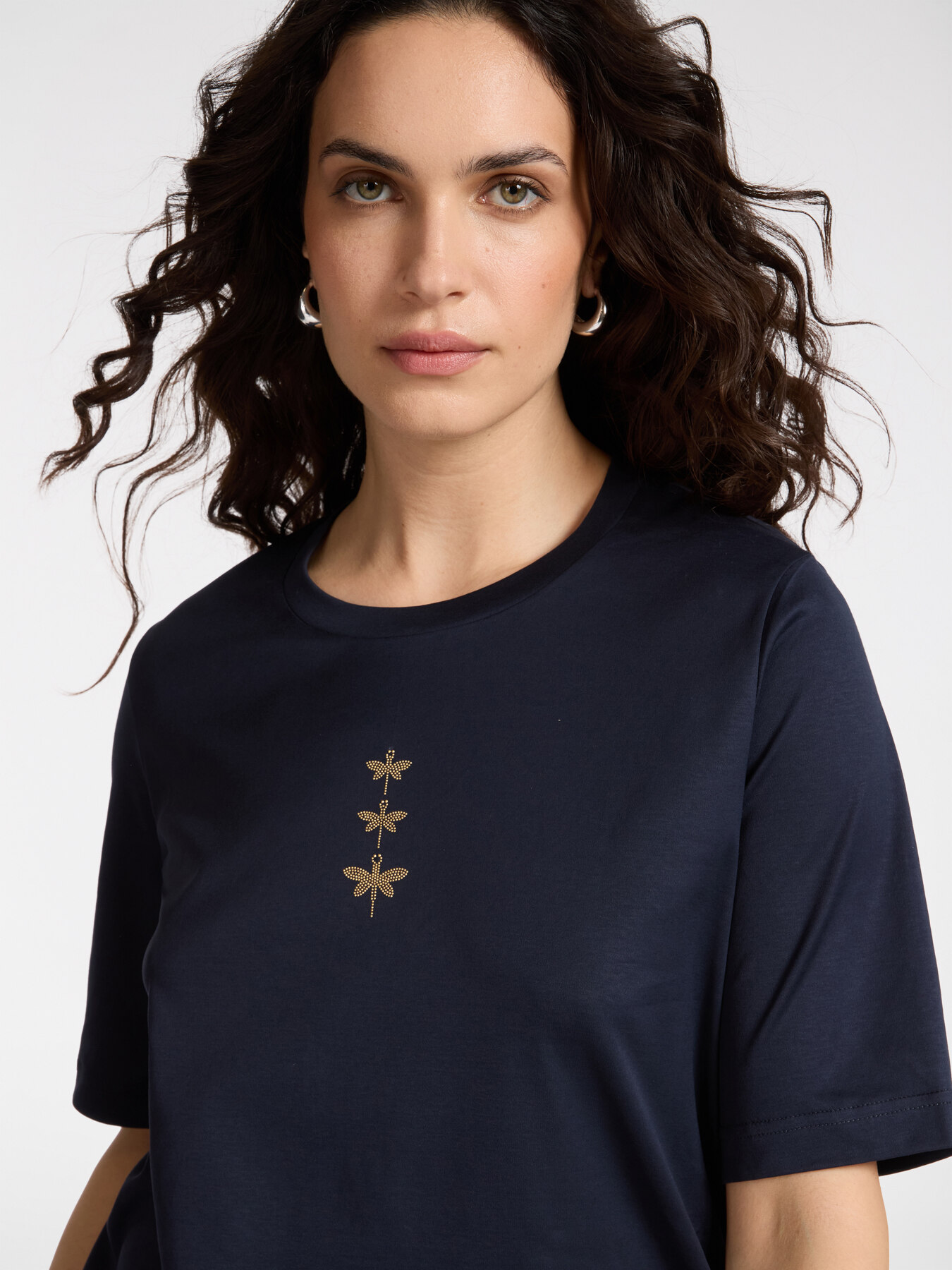 T-shirt en coton avec libellules image number 3