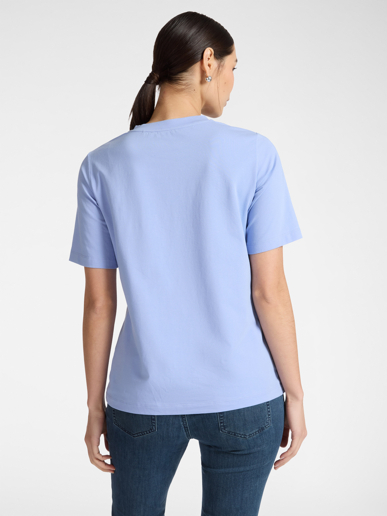 T-shirt con ricamo floreale image number 1