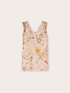 Jacquard effect mini dress with floral print image number 4
