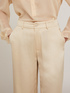 Pantaloni palazzo in raso satin image number 3