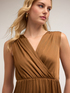 Short satin dress image number 3