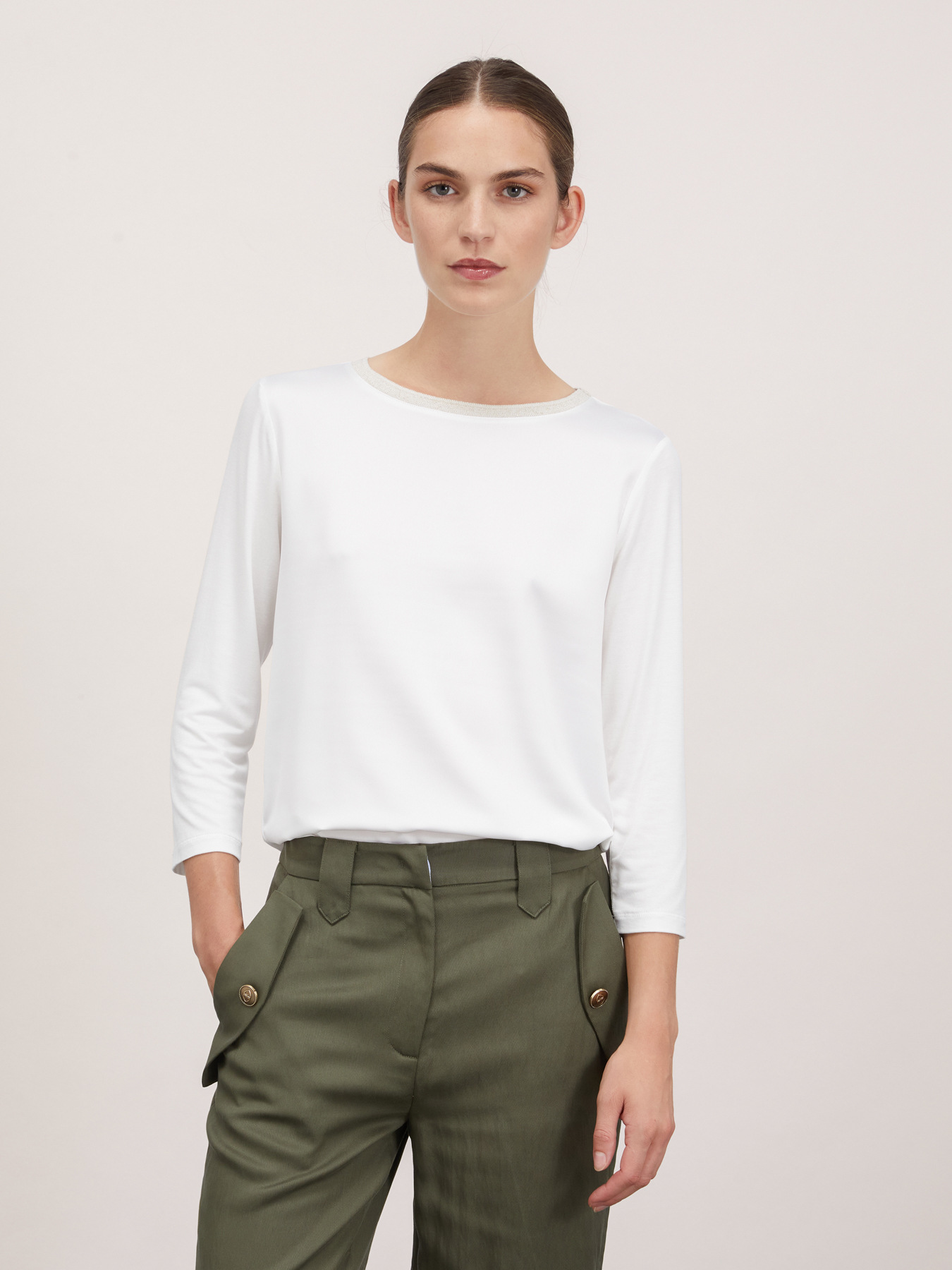 T-shirt basic bimatière image number 0