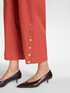 Gabardine trousers with buttons image number 3
