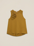 Top de jersey con aplicaciones florales image number 3