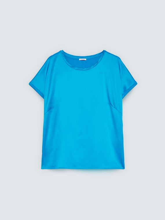 T-shirt bimati&egrave;re avec encolure ronde
