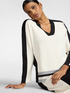 Color-Block-Pullover aus Viskosemischung image number 0