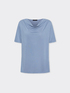 T-Shirt mit Wasserfallausschnitt image number 4