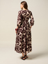 Patterned cotton midi shirtdress image number 1