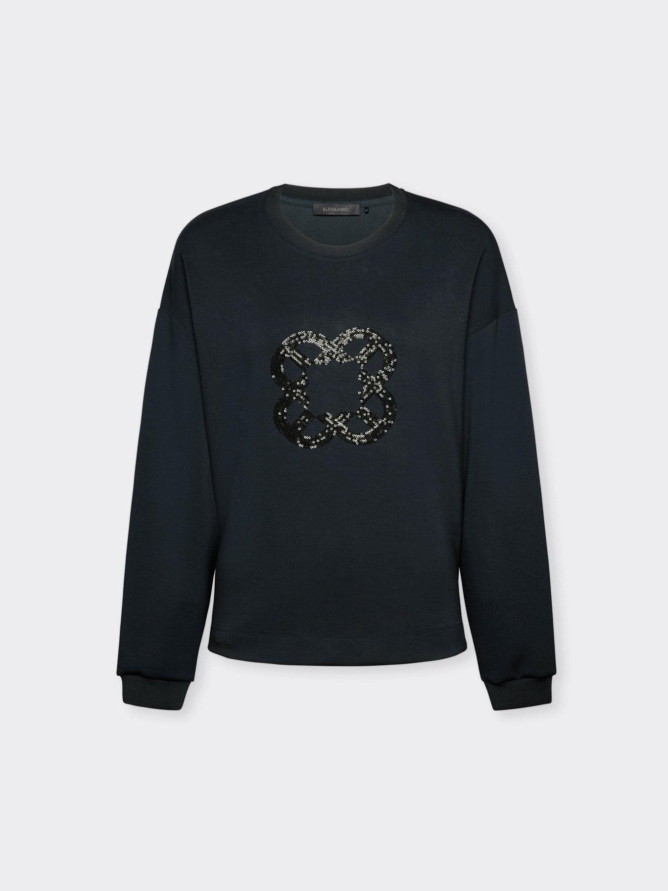 Sweatshirt mit Monogramm-Stickerei image number 4