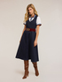 Vestito midi in denim image number 0