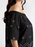 Blusa etnica off shoulders image number 3