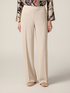 Pantaloni palazzo din material fluid image number 3