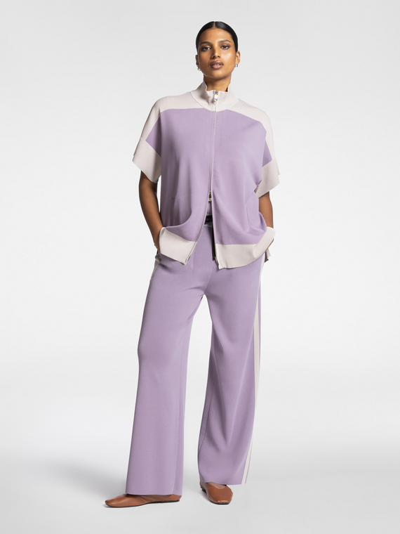 Viscose blend palazzo pants