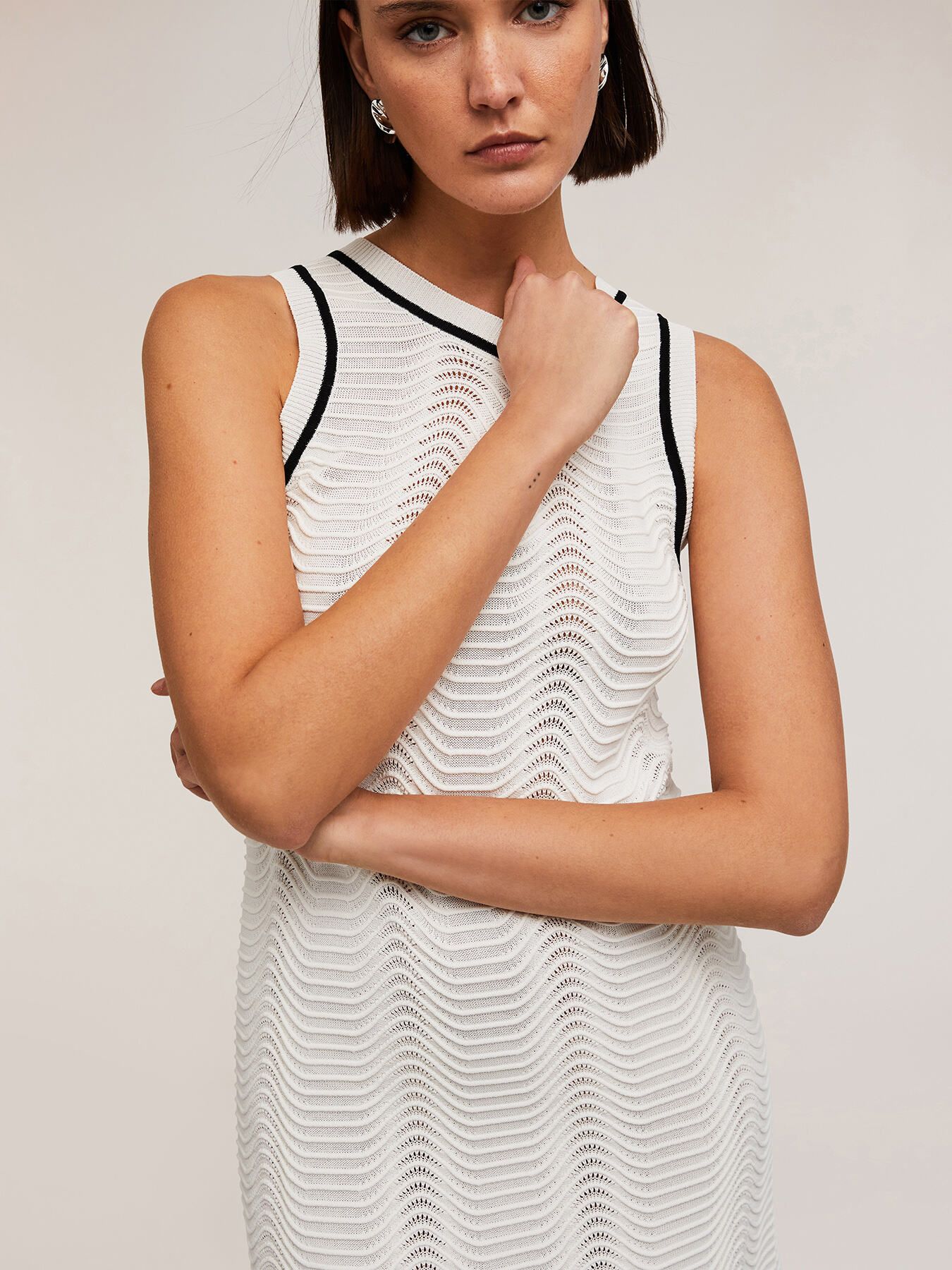 Vestito in maglia punto mosso image number 3