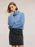 Turtleneck sweater in mohair lurex blend image number 2