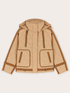 Quilted jacket with grosgrain trim image number 4