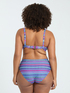 Bikini mit mehrfarbigem Print und B&auml;ndchen image number 4