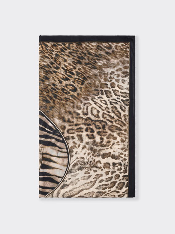 Animal print scarf