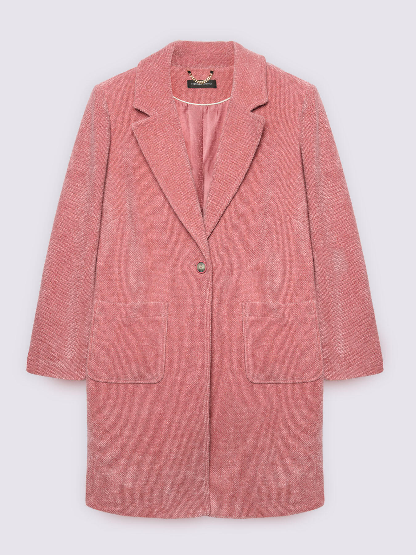 Bouclé effect coat image number 5