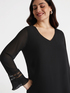 Bluse mit Viskose LENZING™ ECOVERO™ image number 3