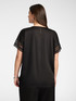 Blusa con bordi in pizzo image number 1