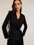 Giacca blazer doppiopetto con banda laterale image number 0