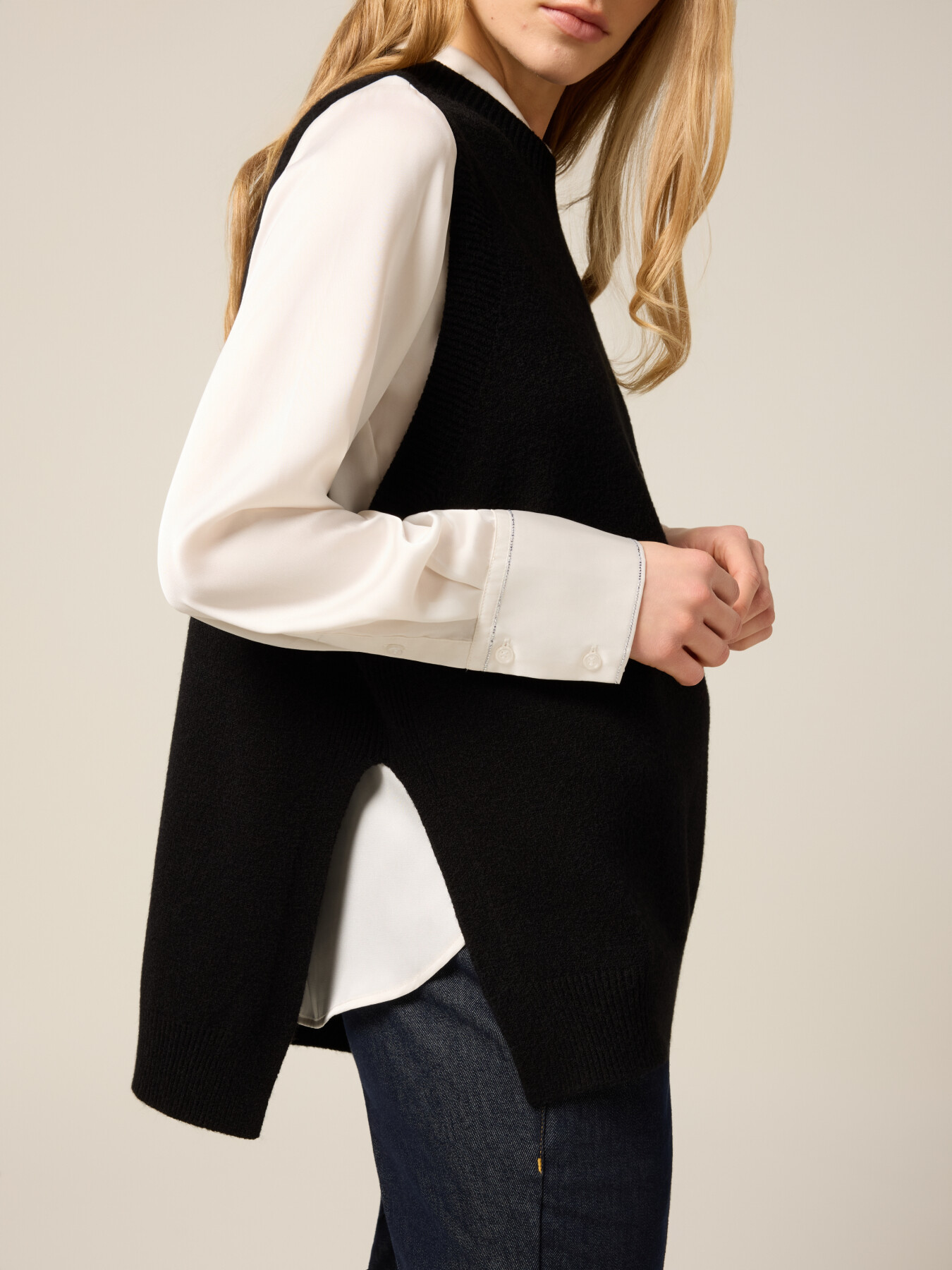 Gilet over in maglia image number 2