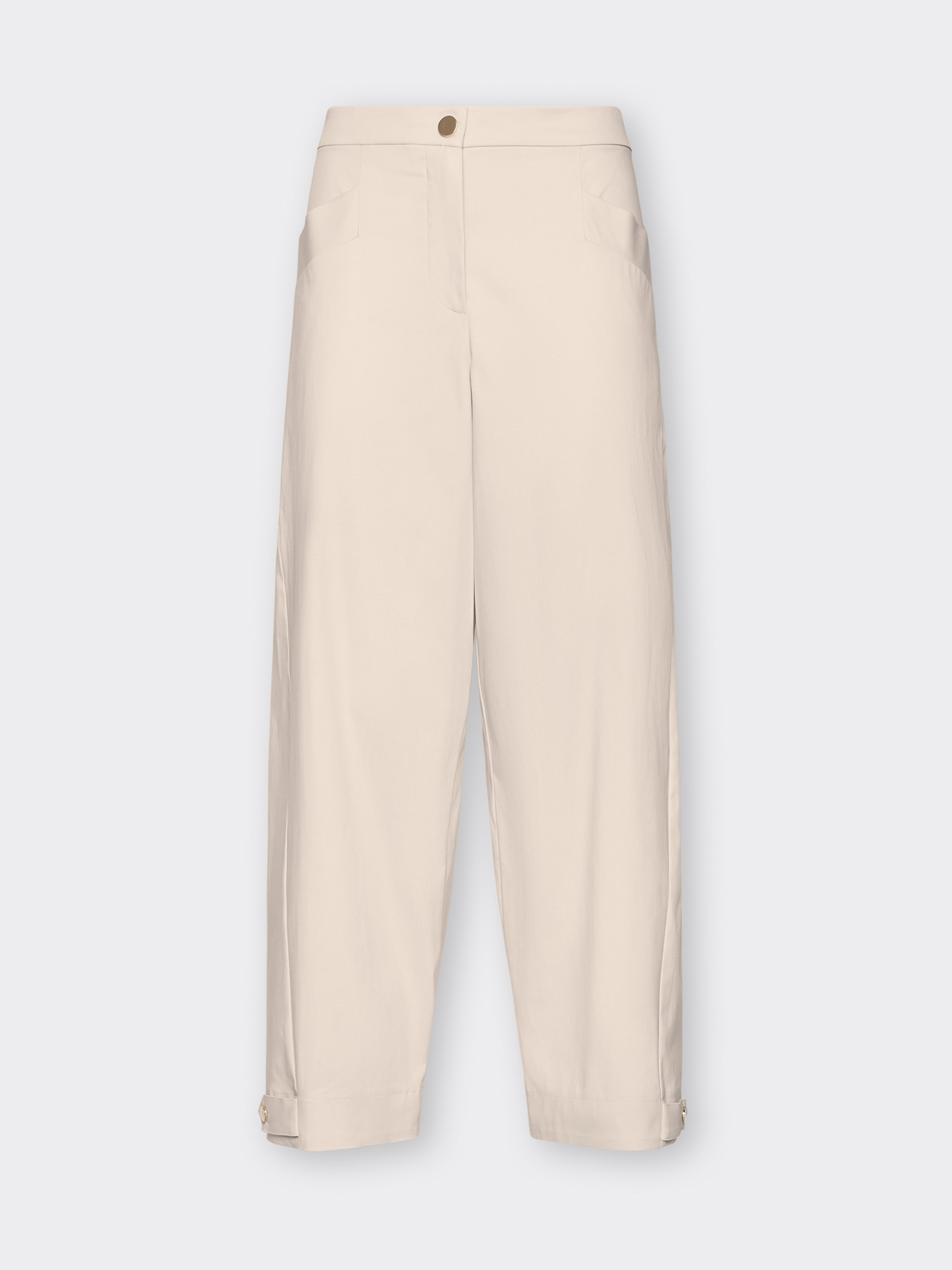 Barrel pants with bottom straps image number 4