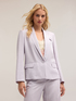 Single-breasted linen blend lyocell jacket image number 3