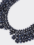 Glass beads and ribbon collar image number 2