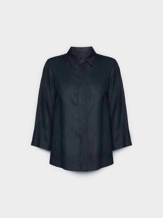 Chemise boxy en lin