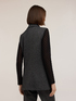 Tailored yarn-dyed vest with lapels image number 1
