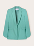 Blazer da completo con piping in tono image number 4