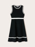 Zweifarbiges Strickkleid image number 4