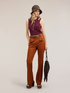 Flare pants with pockets image number 0