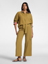Fluid lyocell blend cargo pants image number 0