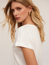 Dual fabric T-shirt image number 2